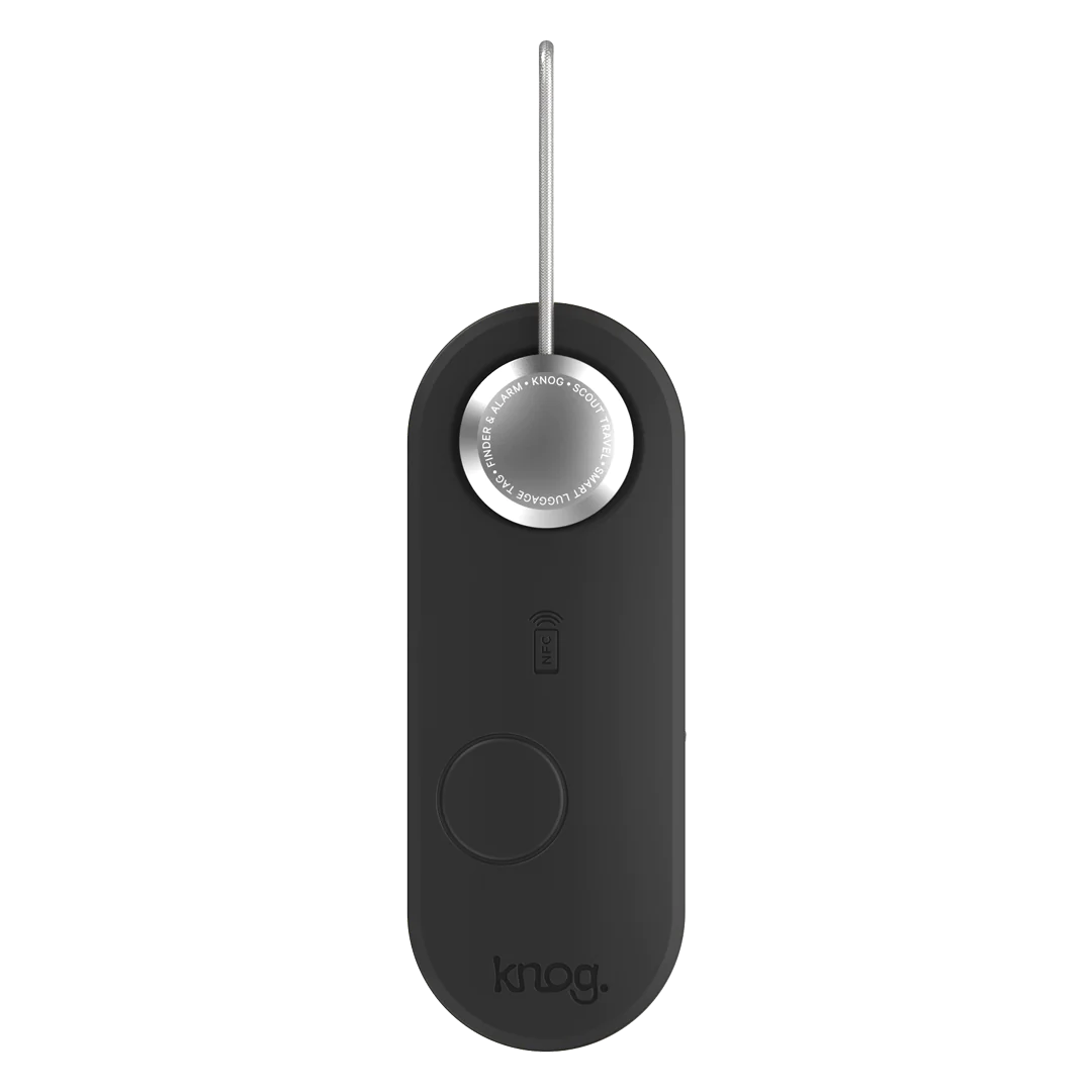 Knog Scout Travel Smart Luggage Tag - Twin Pack - Pitch Black Custom Luggage Tags View 
