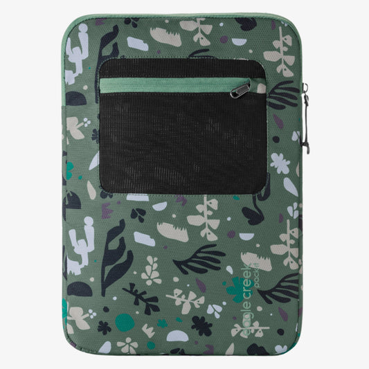 Pack-It® E-Tools 14" Laptop Sleeve - ROOTS & SHOOTS: DUCK GREEN