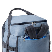 Cargo Hauler 110L Wheeled Duffel Bag - Stowaway Backpack Straps Detail View 9