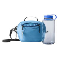 Packable Hip Pack - External Pocket Detail and Size Comparison View 4