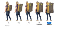 Migrate 130L Wheeled Duffel Bag - Rush Blue Duffel Travel Bags with Wheels View 11
