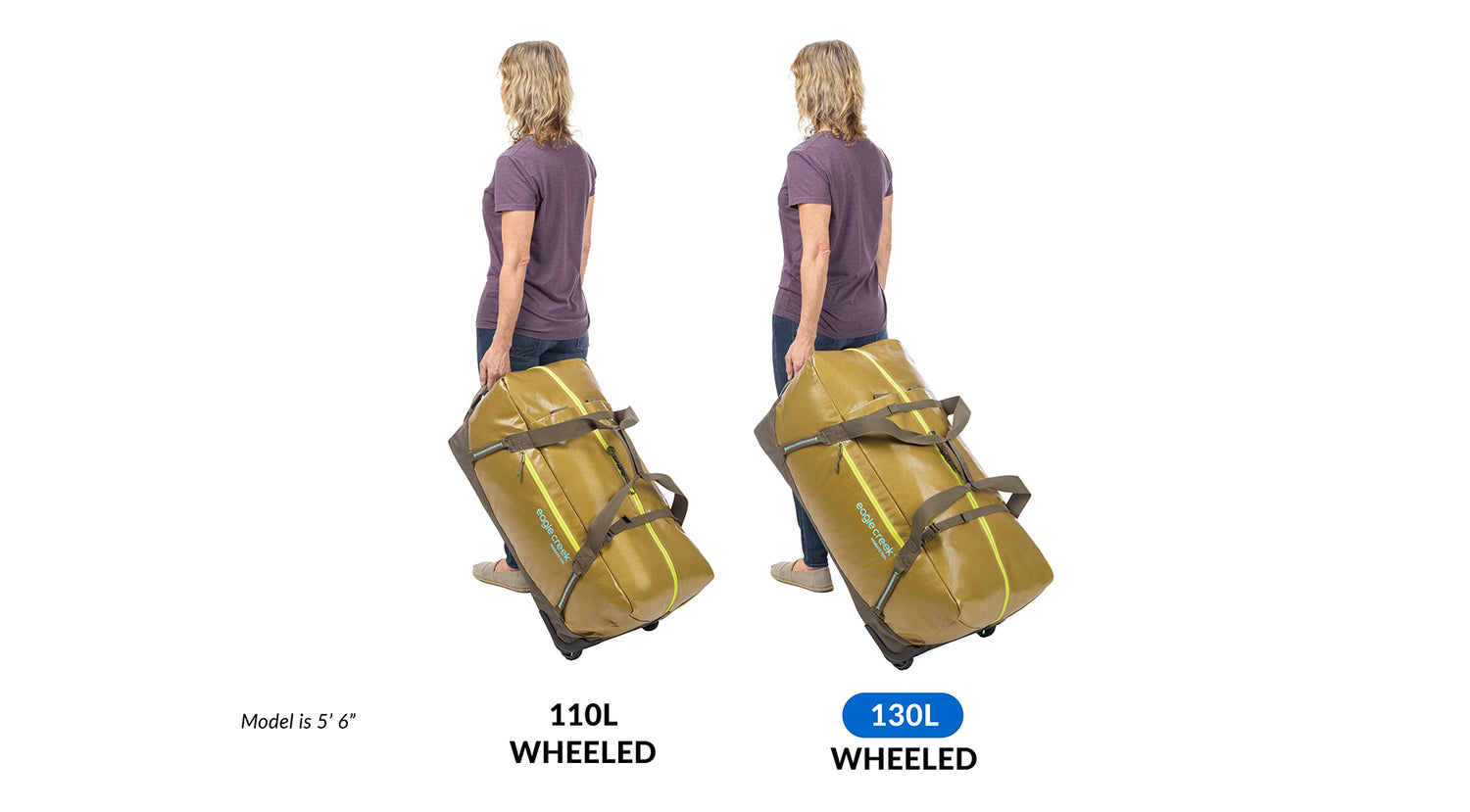 Migrate 130L Wheeled Duffel Bag - Rush Blue Wheeled Duffel Bag View 