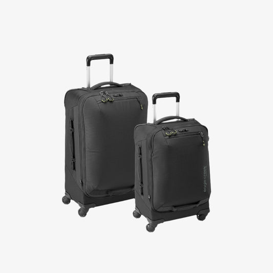 Expanse 4-Wheel Luggage Set - BLACK / MIDNIGHT BLACK