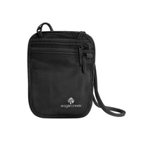 Silk Undercover Neck Wallet - Black Travel Neck Wallet View 1