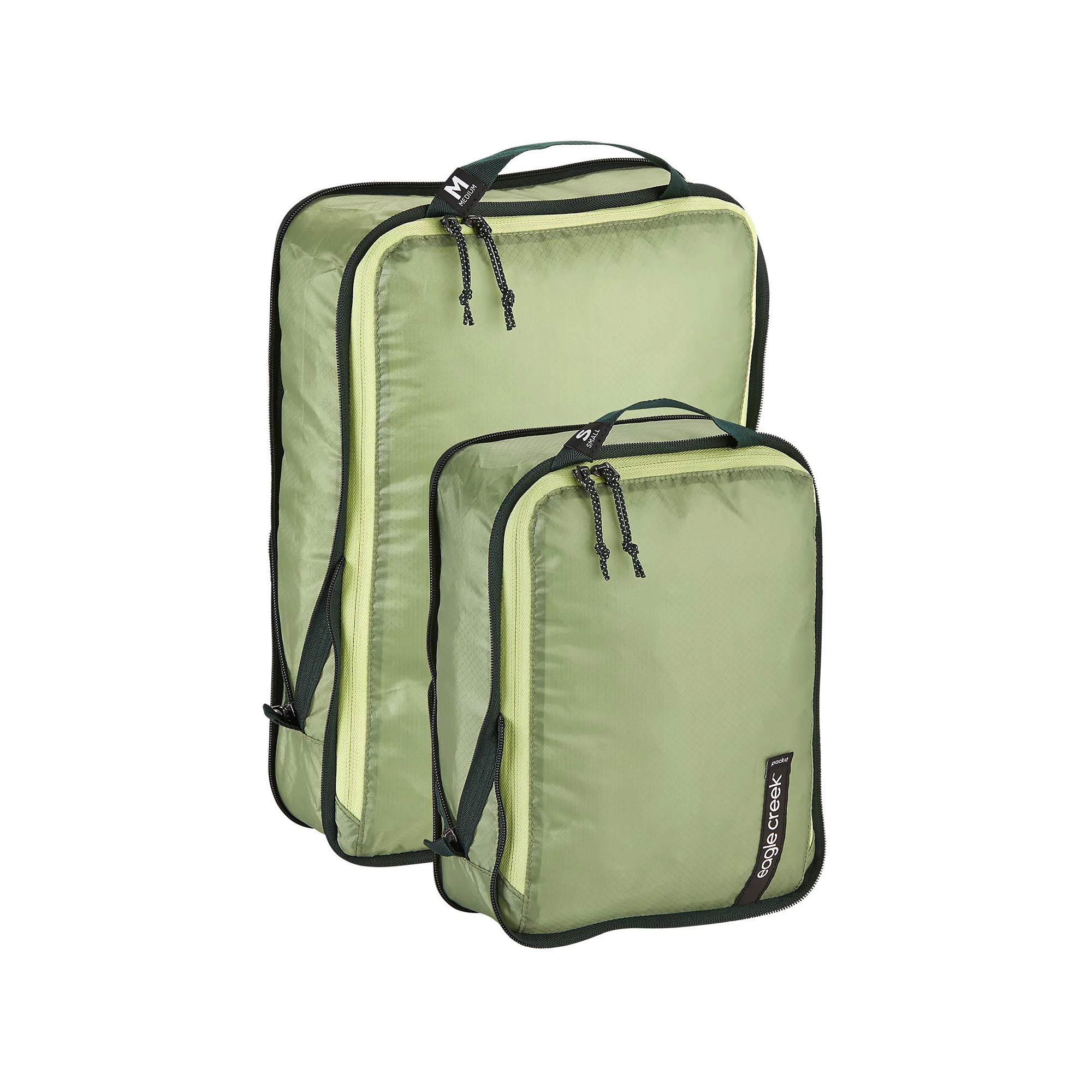 Eagle Creek Pack-It Isolate Compression Cube Set Mossy Green, S/M