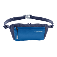 Stash Waist Bag - Aizome Blue Waist Banana Bag Multi Zipper View 2