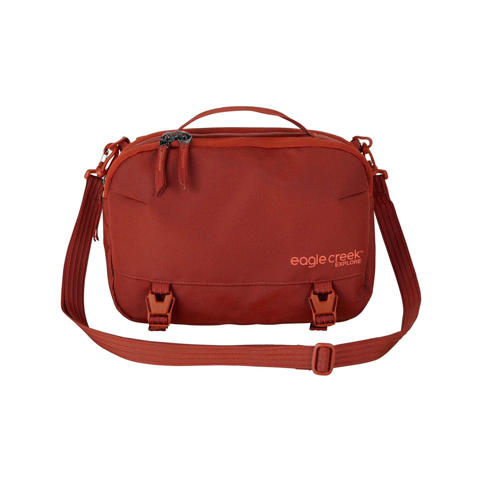 messenger bag red