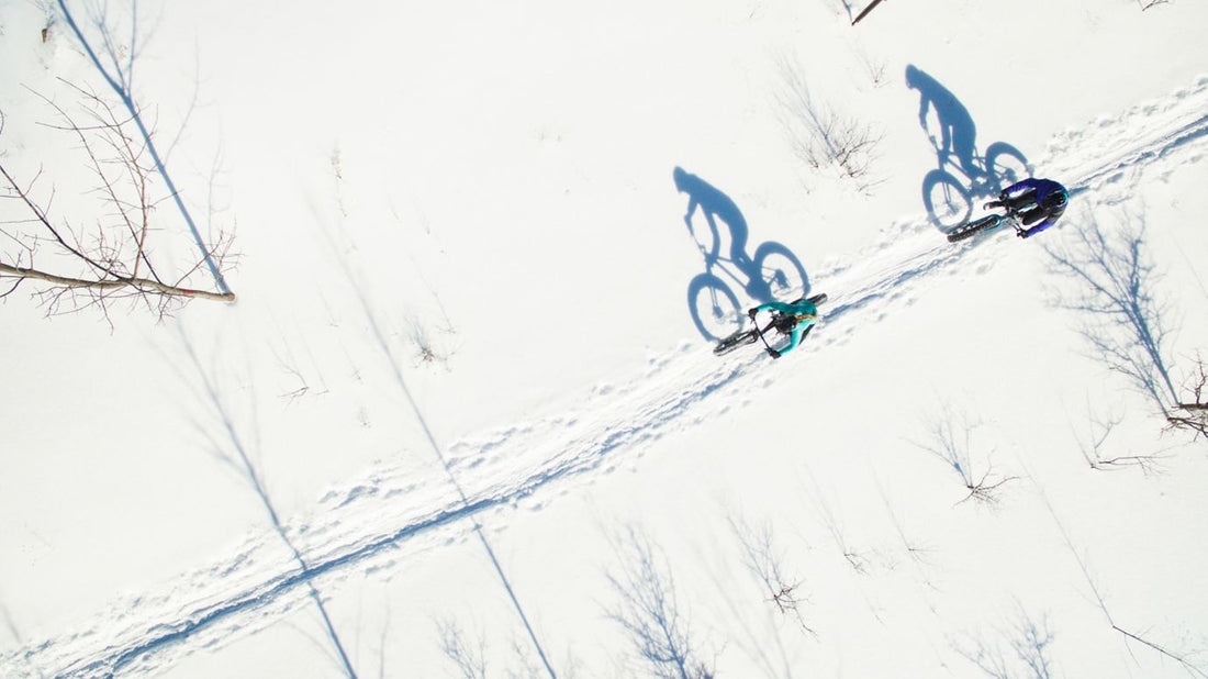 winter fat bike riding