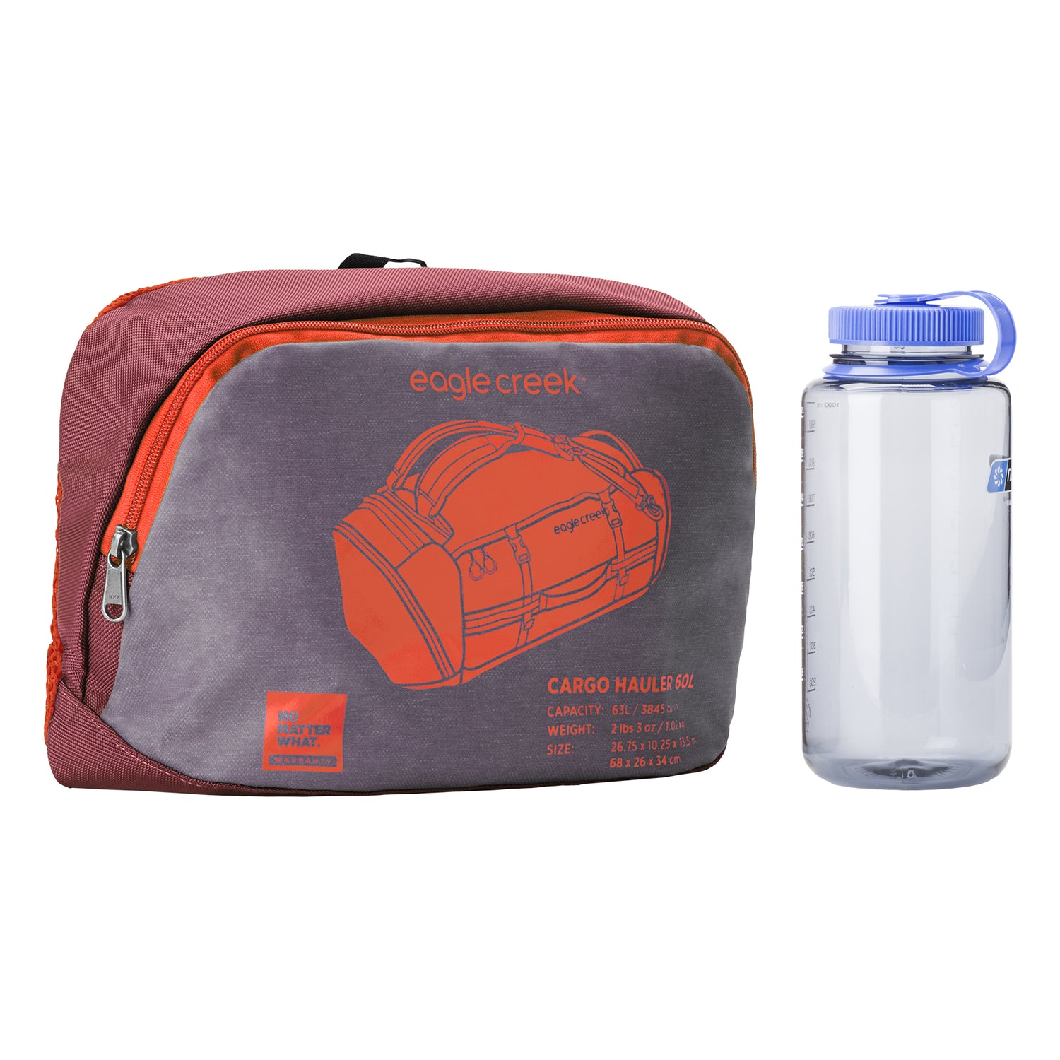 Cargo Hauler 60L Duffel Bag - Currant Duffel Bag Backpack Combo Eagle Creek View 