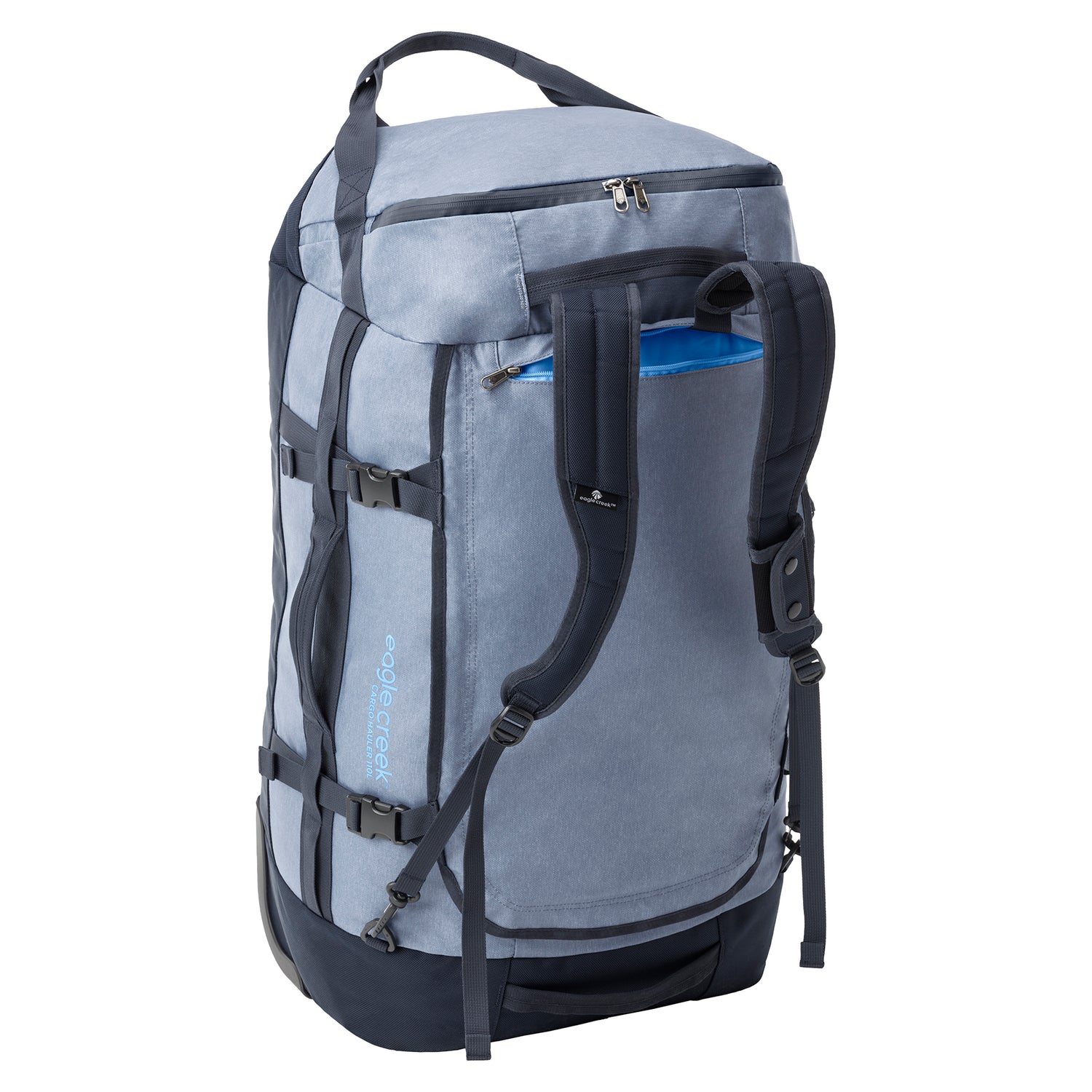 Cargo Hauler 110L Wheeled Duffel Bag - Glacier Blue Duffel Bags with Wheels View 