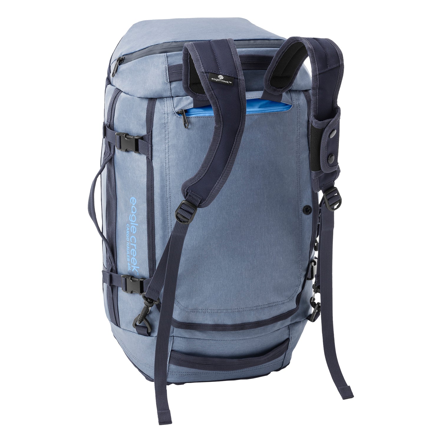 Cargo Hauler 40L Duffel Bag - Glacier Blue Backpack Duffel Bag View 