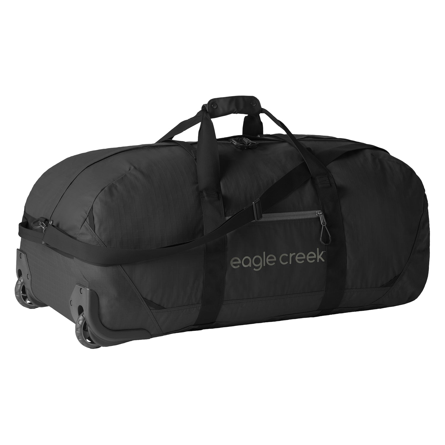 No Matter What 110L Rolling Duffel Bag - BLACK