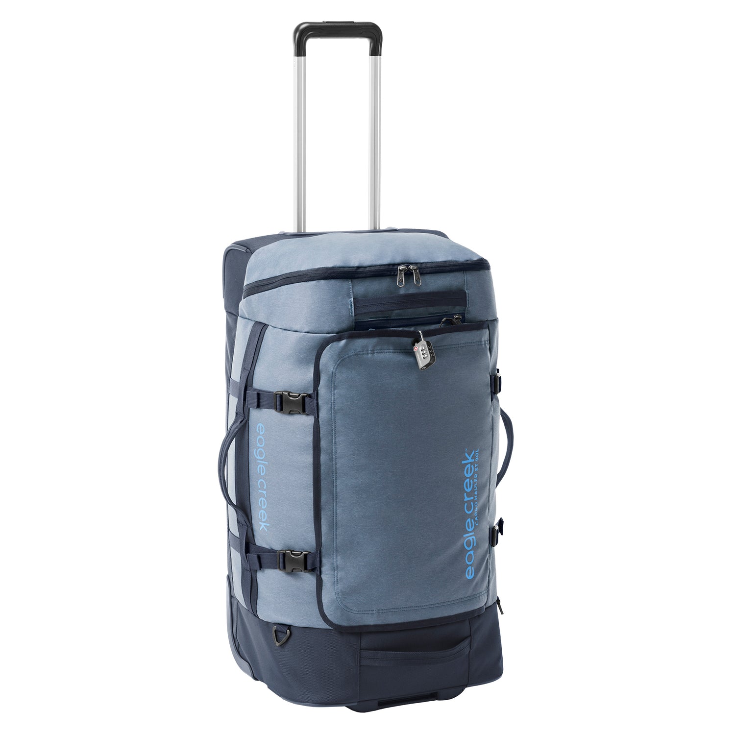Cargo Hauler XT 29 Wheeled Duffel - Glacier Blue Large Wheeled Duffel Luggage Eagle Creek View 
