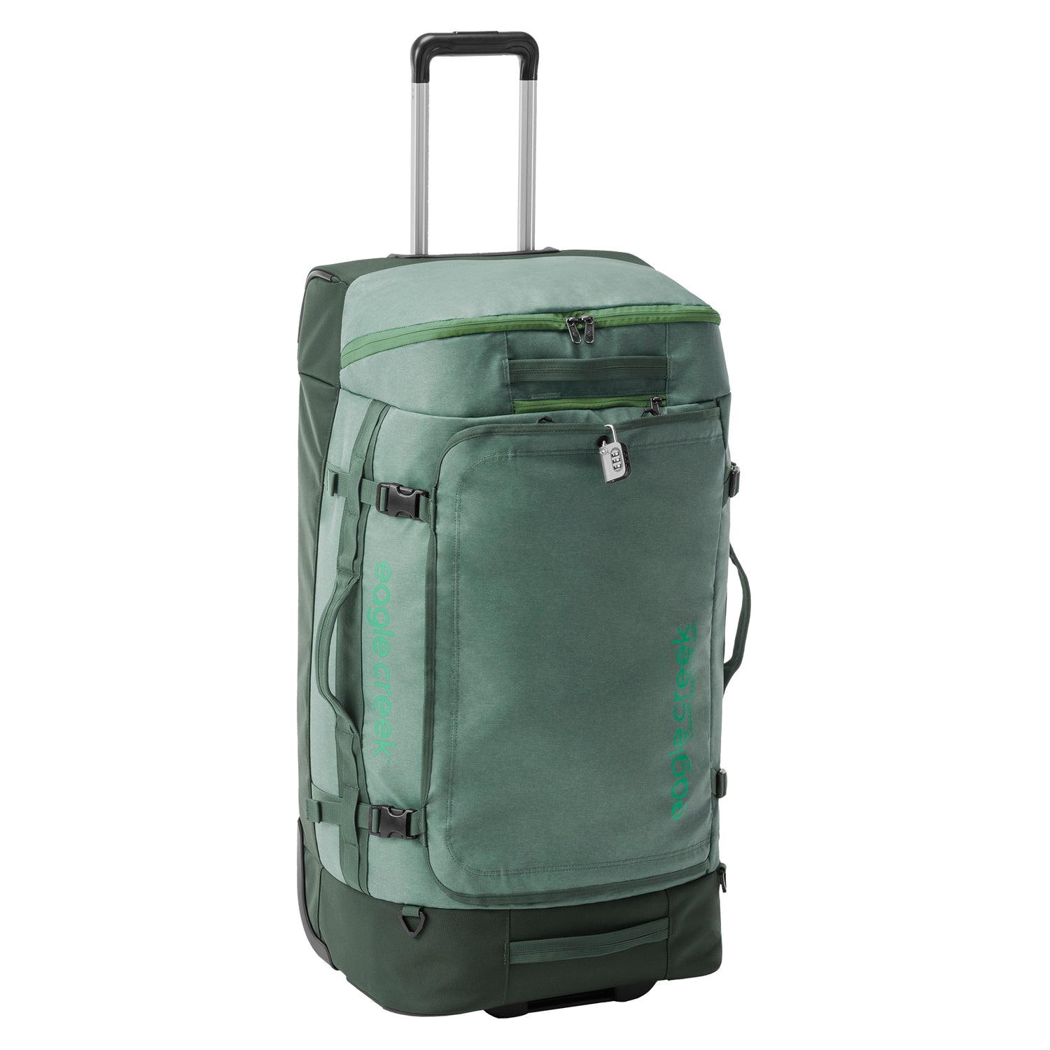 Cargo Hauler XT 32 Wheeled Duffel - Duck Green Large Wheeled Duffel Luggage Eagle Creek View 