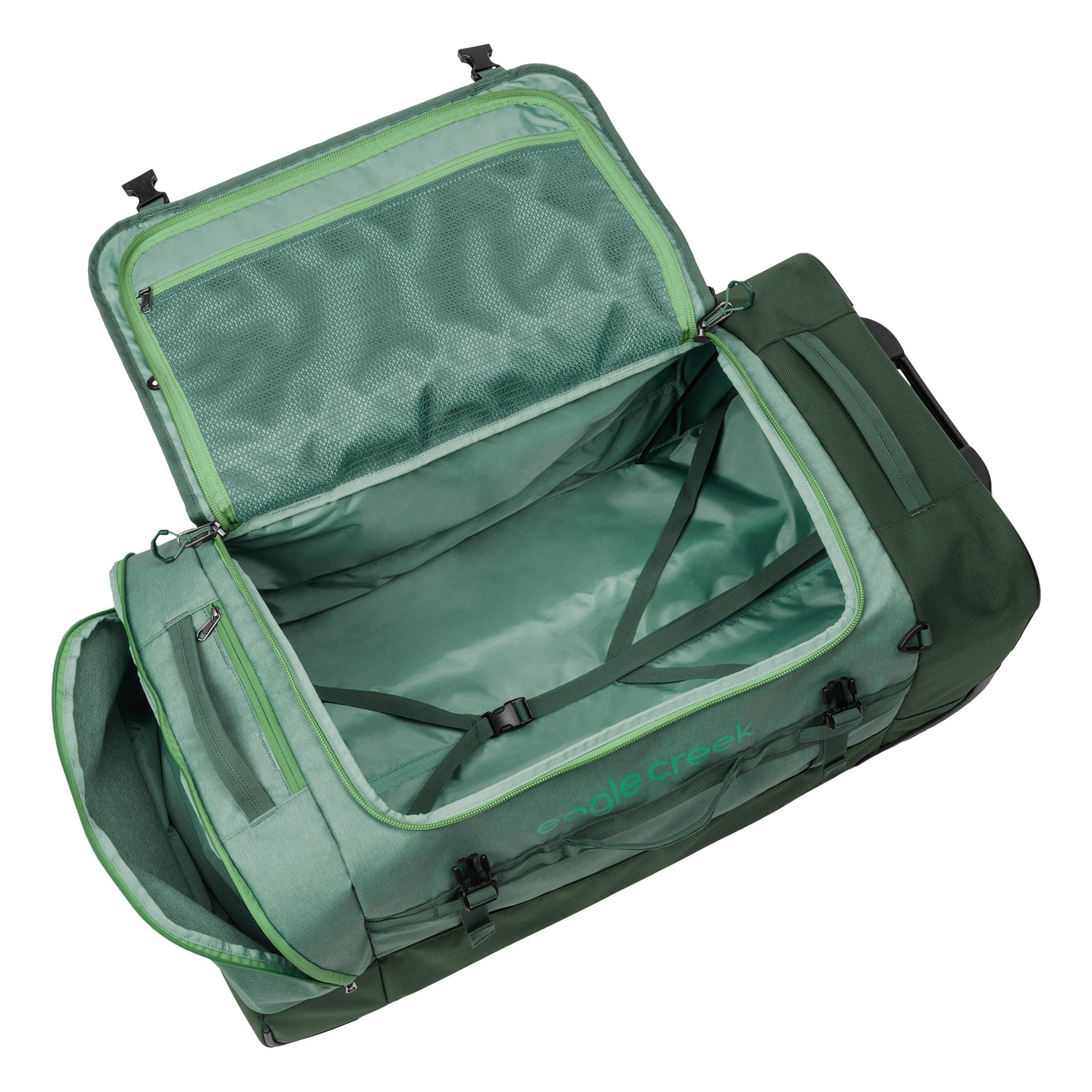 Cargo Hauler XT 32 Wheeled Duffel - Duck Green Luggage Duffel with Wheels Eagle Creek View 