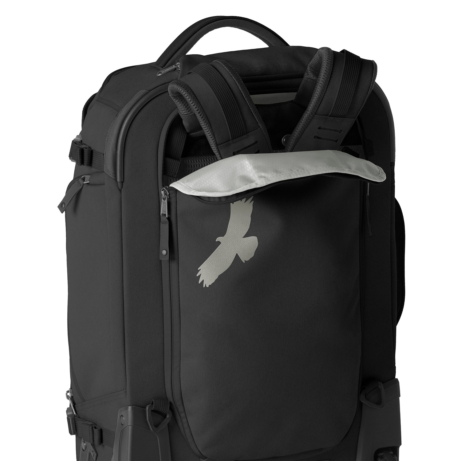 Gear Warrior XE 2-Wheel Convertible Carry-On Luggage - BLACK