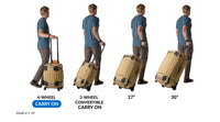 Gear Warrior XE 4-Wheel 21.75 Carry-On Luggage - Sand Dune Carry On Dimensions View 10