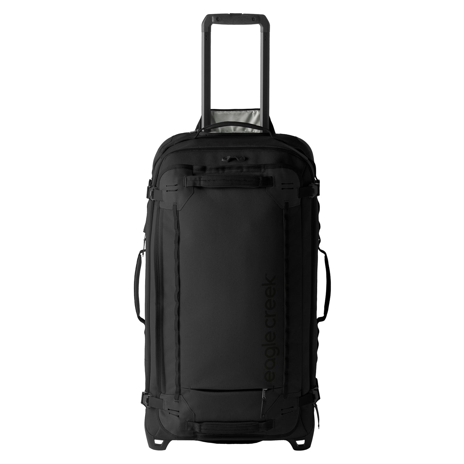 Black Polyester Travel Bag with Multiple Compartments - Safe