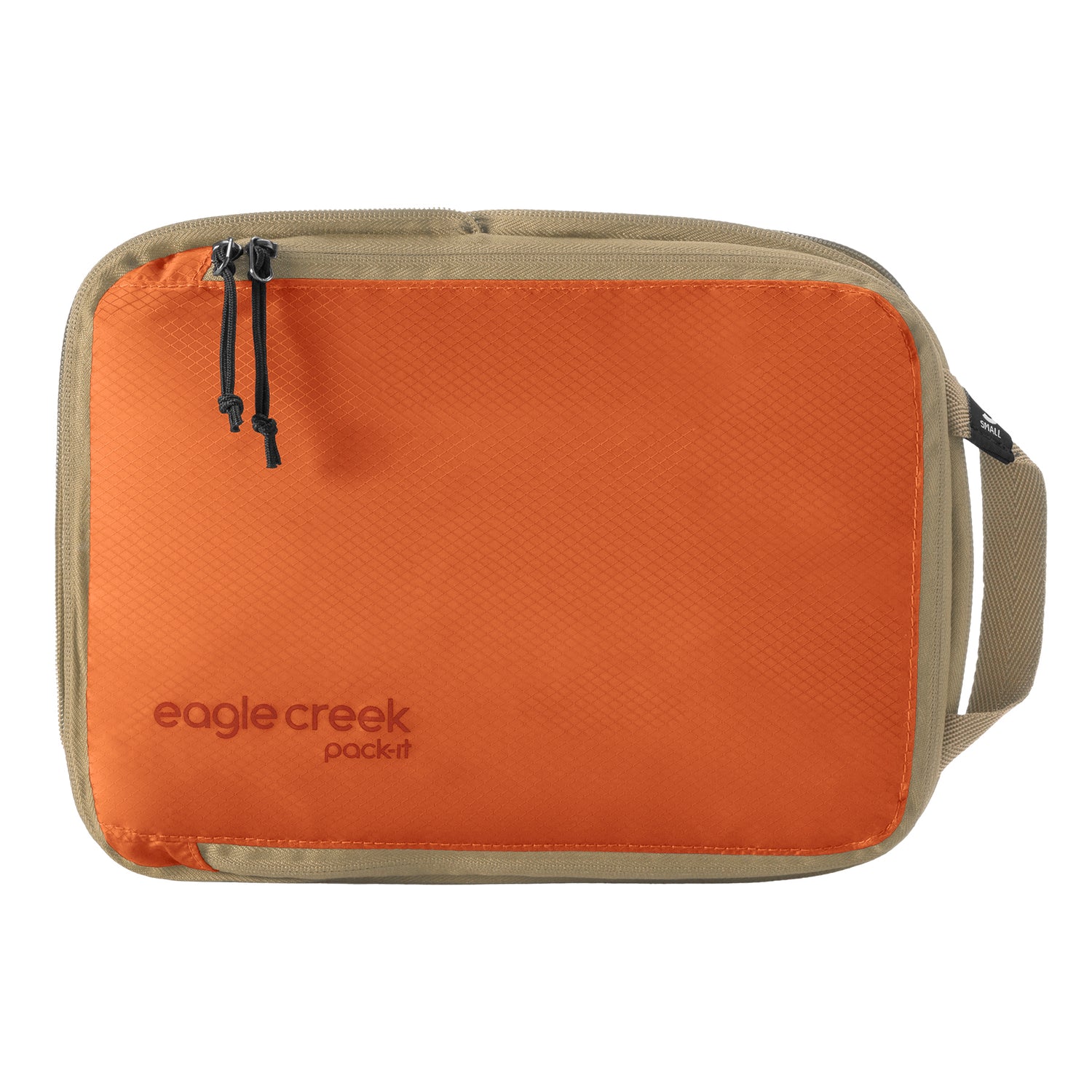 Pack-It® Isolate Compression Cube S - Mandarin Orange Packing Cubes Compression View 
