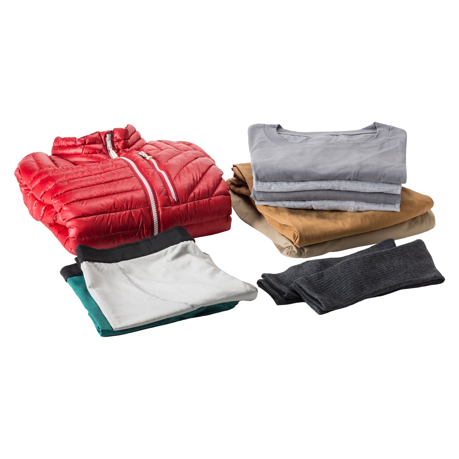 Pack-It® Reveal Expansion Cube M - Clothing Detail View 