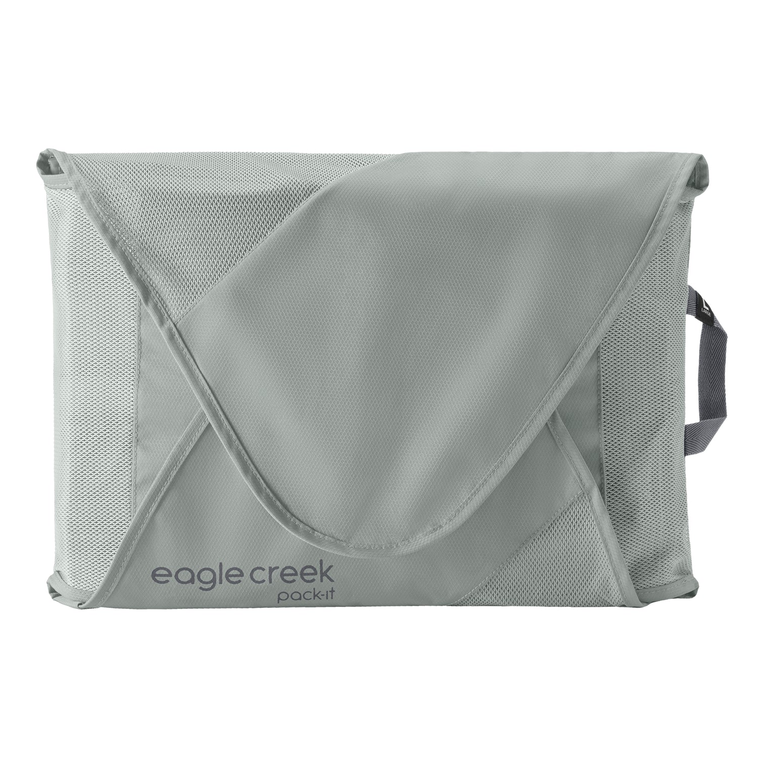 Pack-It® Reveal Garment Folder L - Storm Grey Tri Fold Garment Bag View 