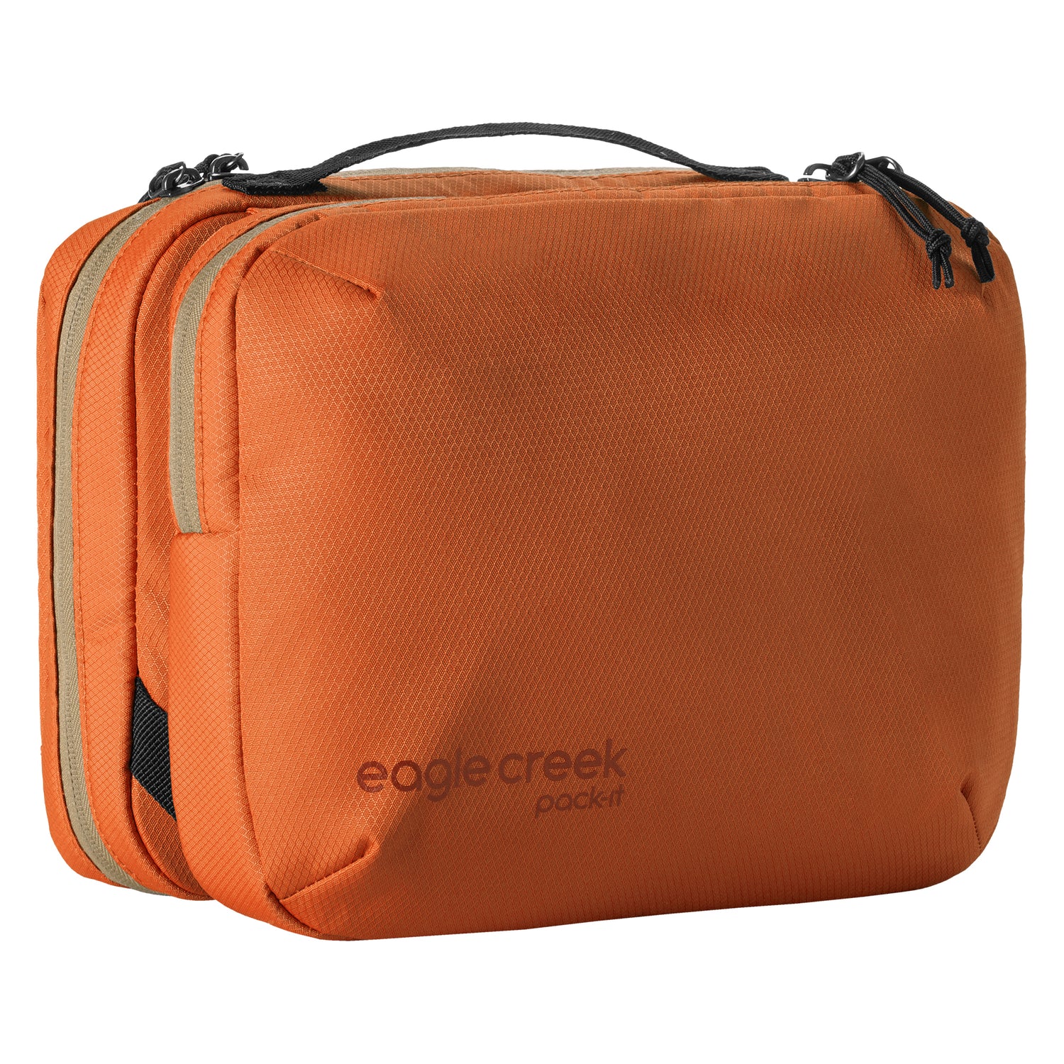 Pack-It® Trifold Toiletry Kit - Mandarin Orange Toiletry Bag for Women Eagle Creek View 