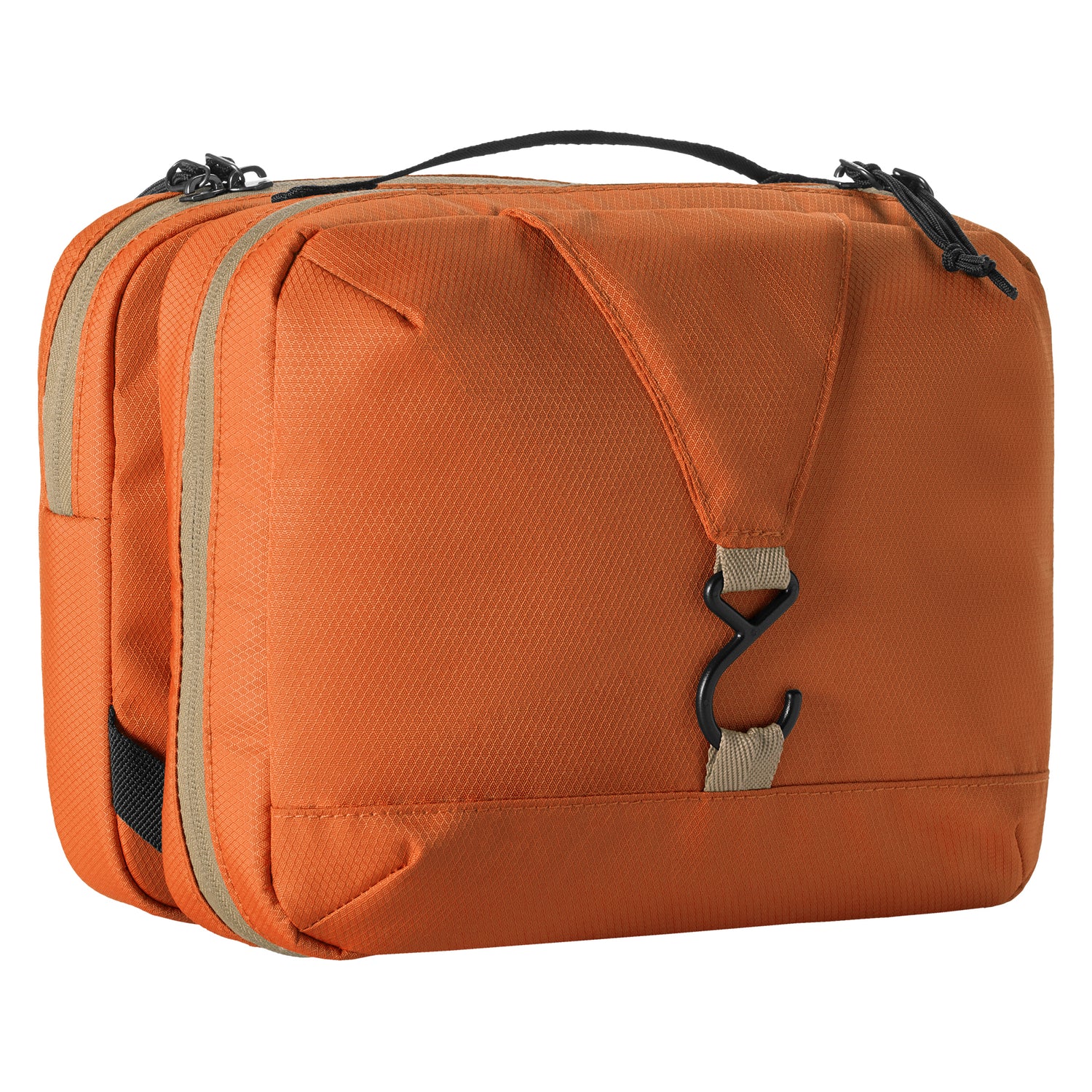Pack-It® Trifold Toiletry Kit - Mandarin Orange Hanging Toiletry Bag Eagle Creek View 