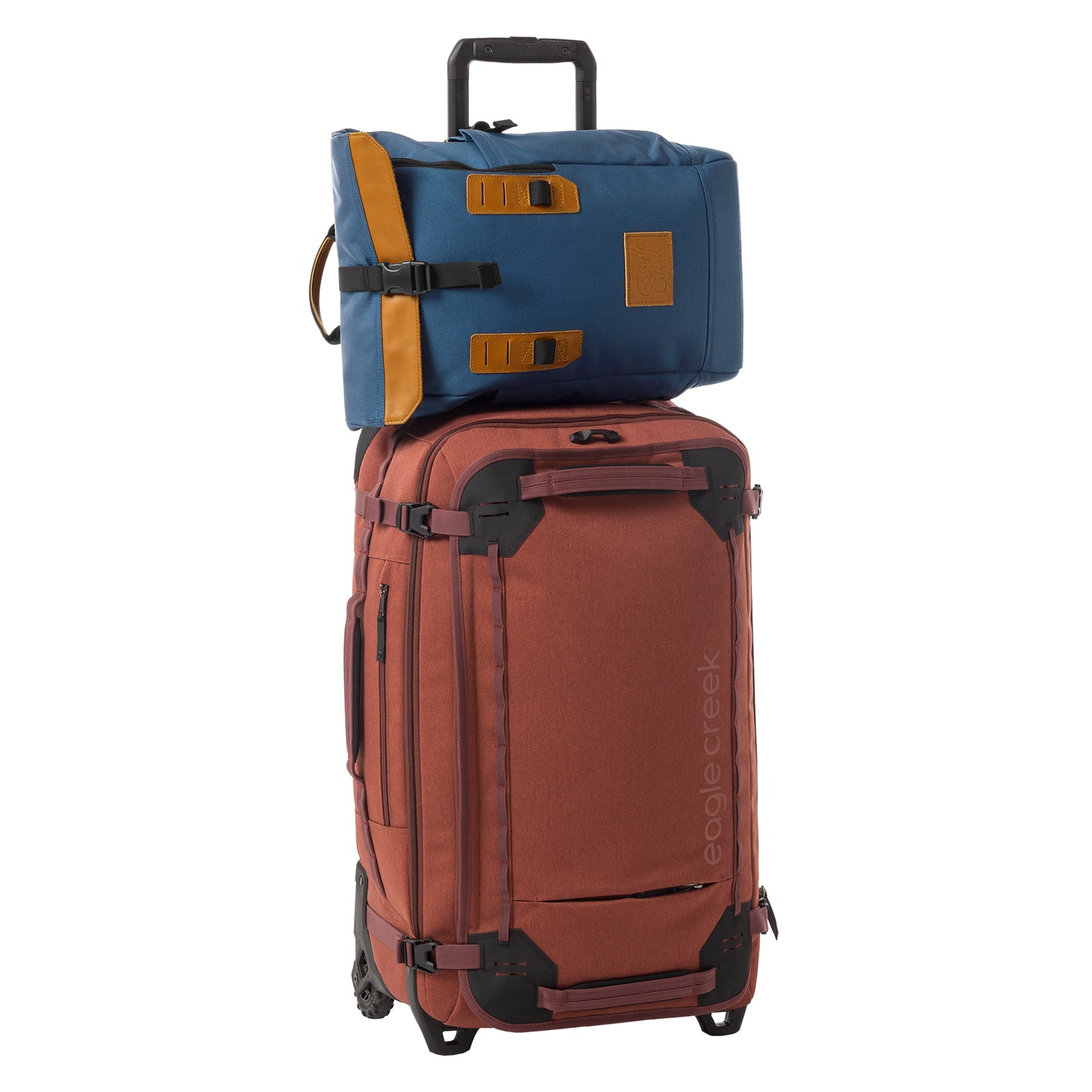 Origin Series Rolltop Rucksack - Blue Adventure Travel Backpack View 