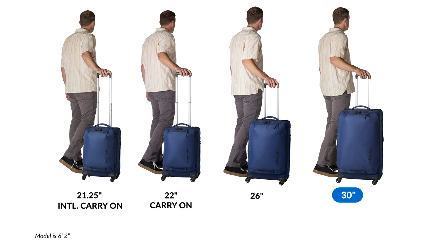 Expanse 4-Wheel 30 Luggage - Black 4 Wheel Cabin Luggage View 