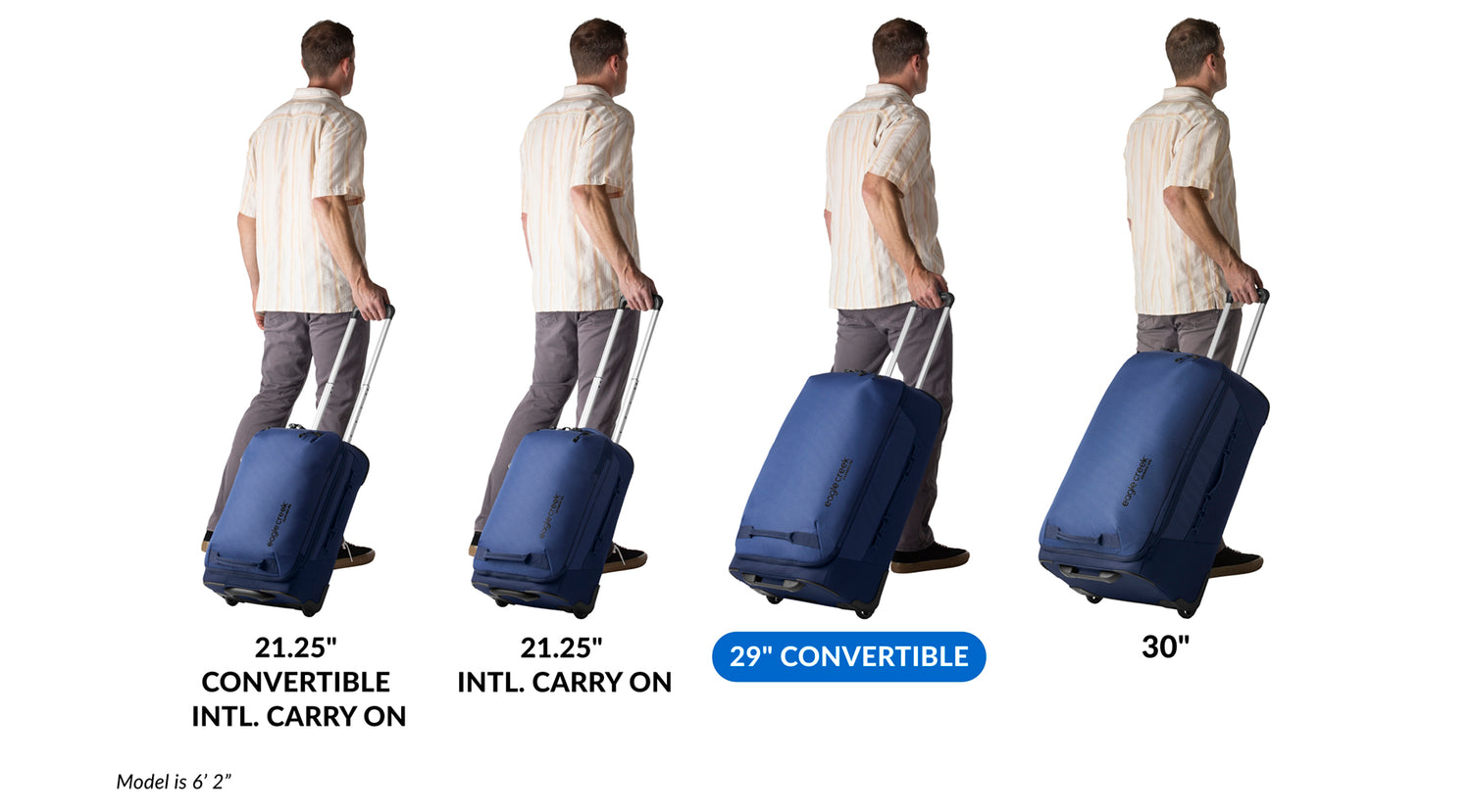 Expanse 2-Wheel 29 Convertible Luggage - Pilot Blue 29 in Luggage View 