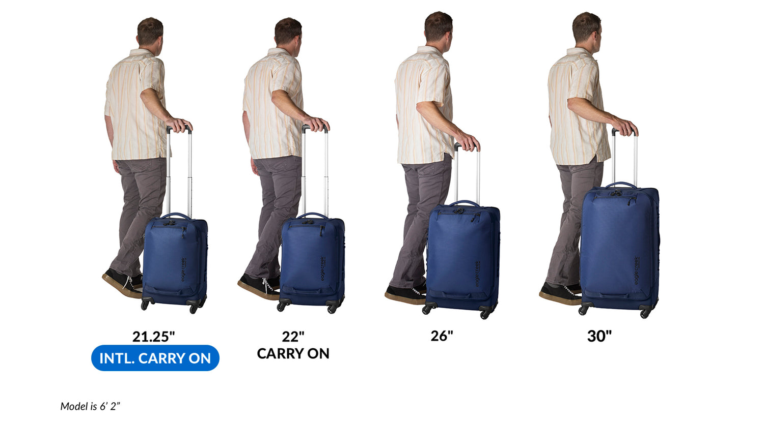 Expanse 4-Wheel 21.5" International Carry-On Luggage - BLACK