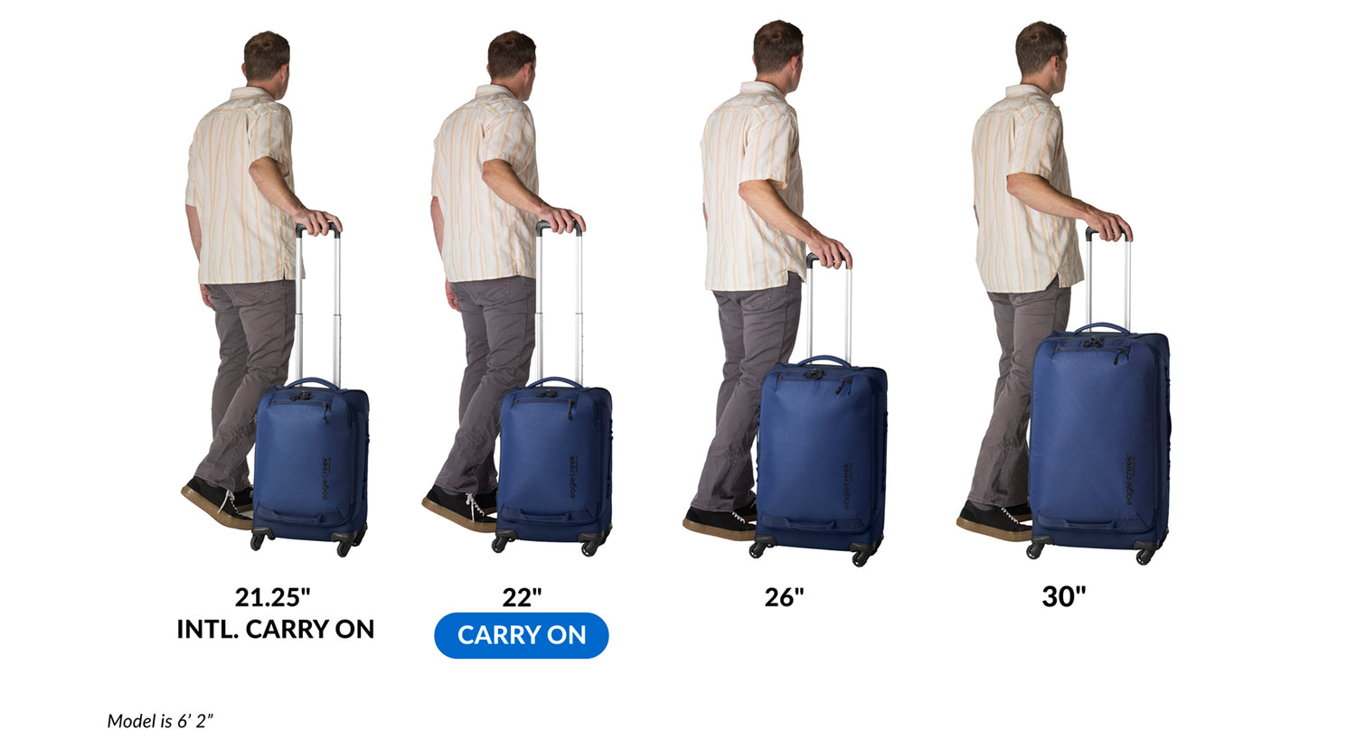 Expanse 4-Wheel 22" Carry-On Luggage - BLACK