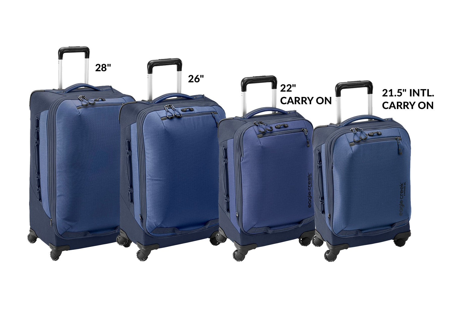 Expanse 4-Wheel 21.5" International Carry-On Luggage - BLACK