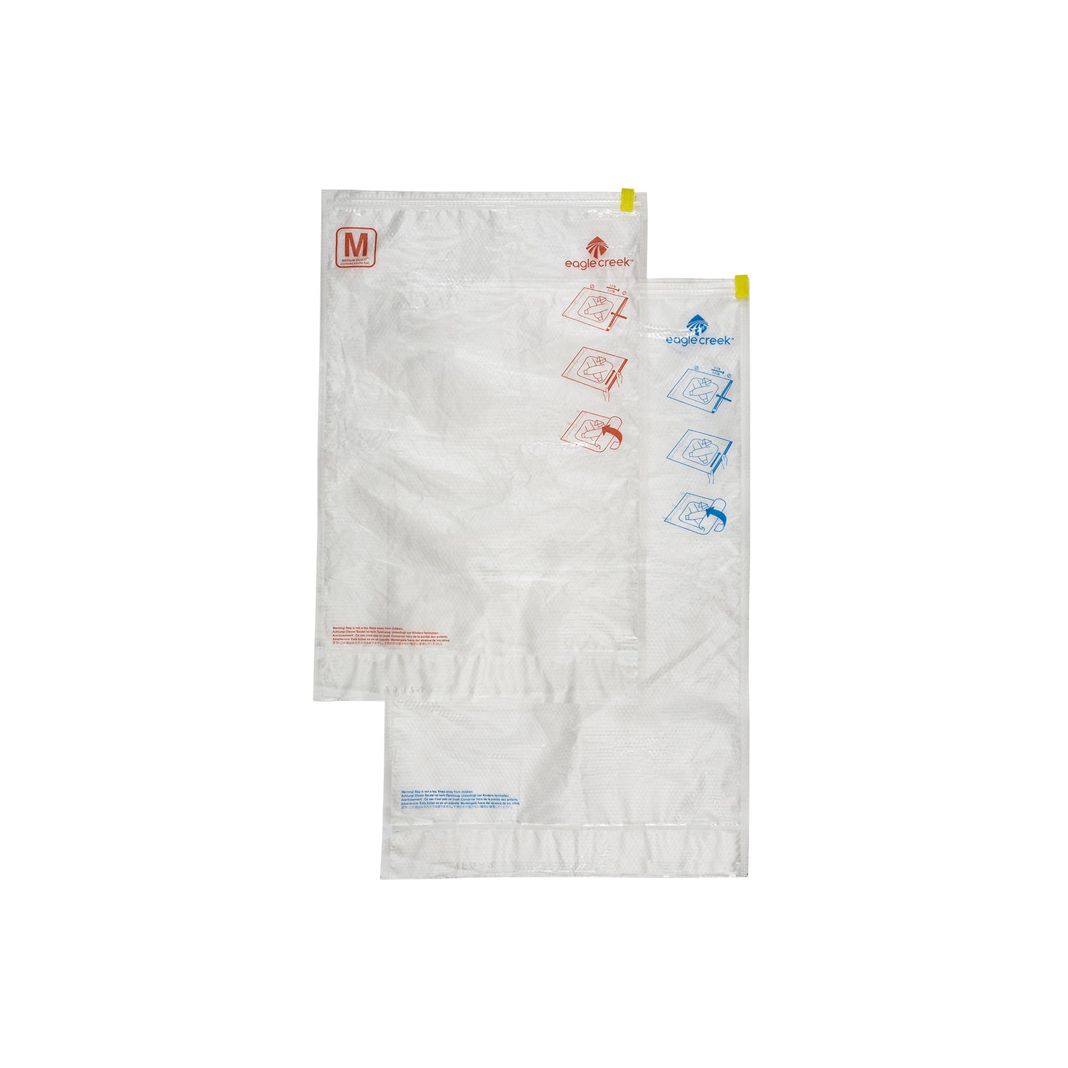 PACK-IT™ Compression Sack Set M/L - CLEAR