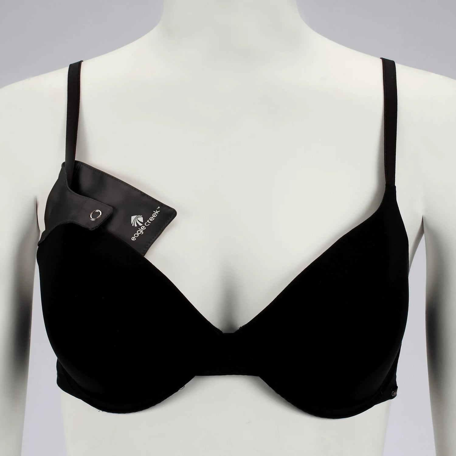 Silk Undercover Bra Stash - BLACK