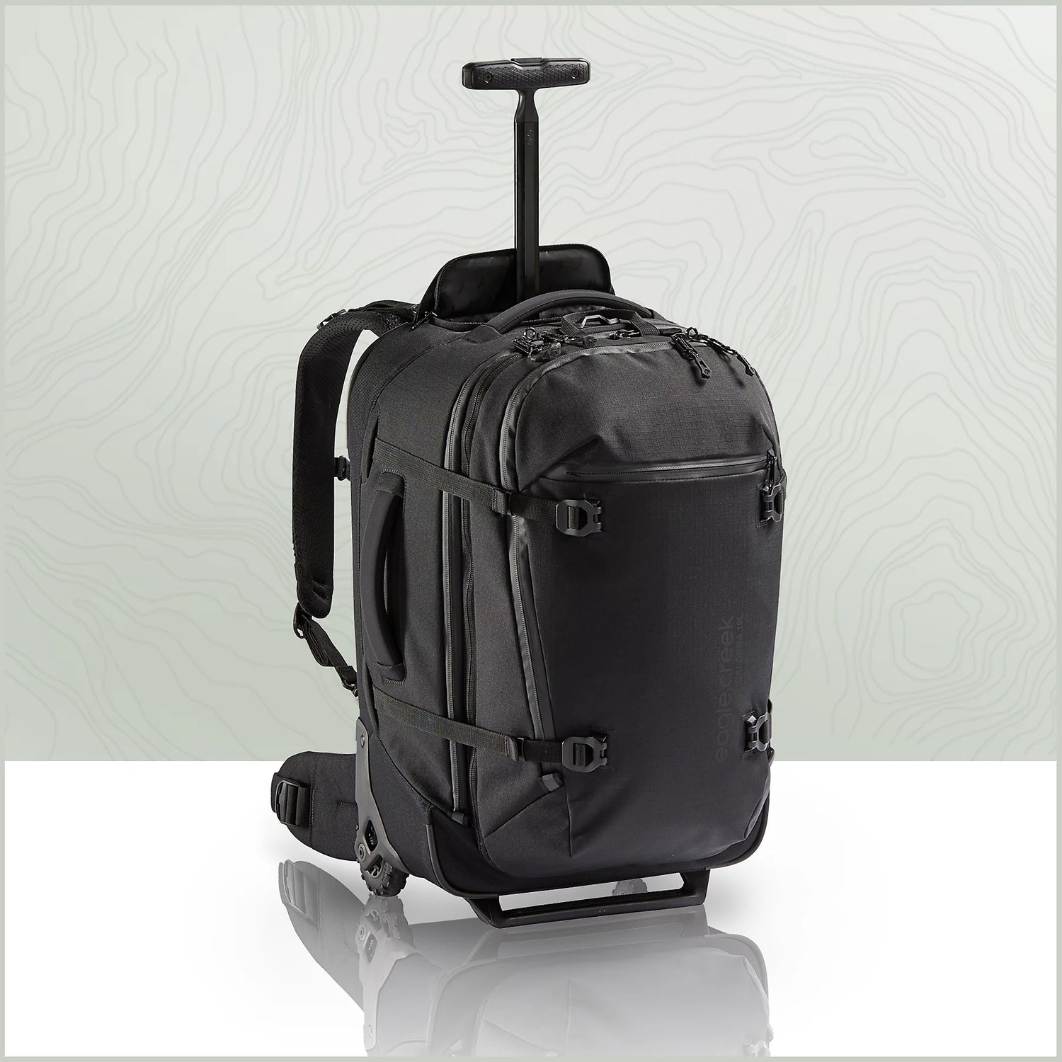 Caldera™ Convertible International Carry-On Luggage - BLACK